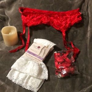 Sexy garter belt & thigh high set!